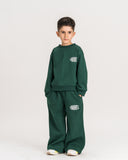 Unisex Green Oversized Jogger Pants