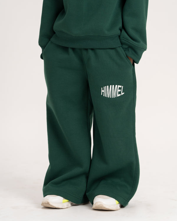 Unisex Green Oversized Jogger Pants