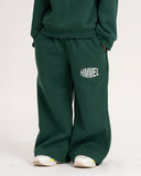 Unisex Green Oversized Jogger Pants
