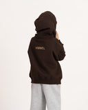Unisex Brown Oversized Zipper Hoodie