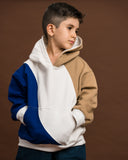 Unisex Oversized Color Block Hoodie