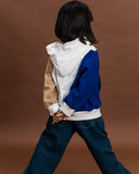 Unisex Oversized Color Block Hoodie