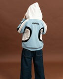 Unisex Oversized Color Block Hoodie