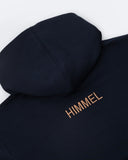 Unisex Navy Oversized Zipper Hoodie