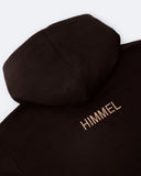 Unisex Brown Oversized Zipper Hoodie
