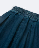 Girls denim Pleated  Skirt