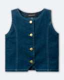 Girls denim Sleeveless Top