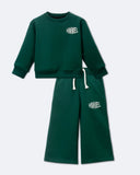 Unisex Green Oversized Full Hand Sweatshirt